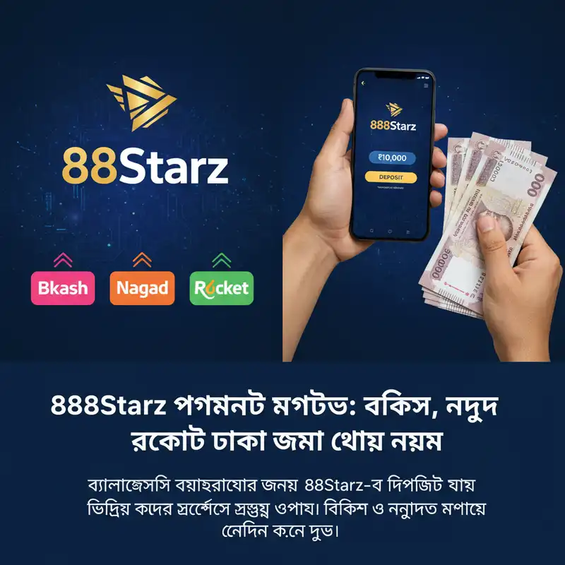 888Starz পেমেন্ট মেথড বিকাশ এবং নগদ